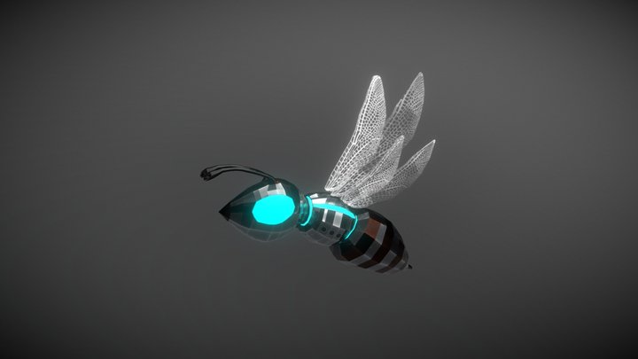 Abelha Robô / Bee Robot 3D Model