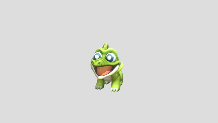 Crocodile 3D Model