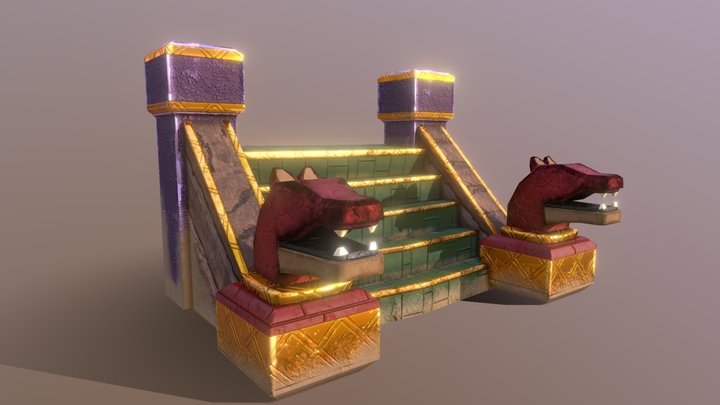 Stairs Exam 3D Model