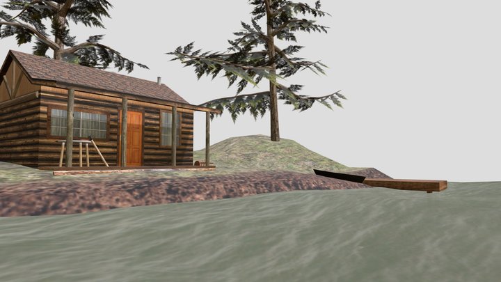 DAE Diorama Forest loner 3D Model