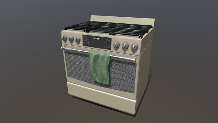 Modern Oven 3D Model