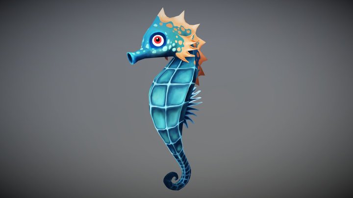 Seahorse 3D Model