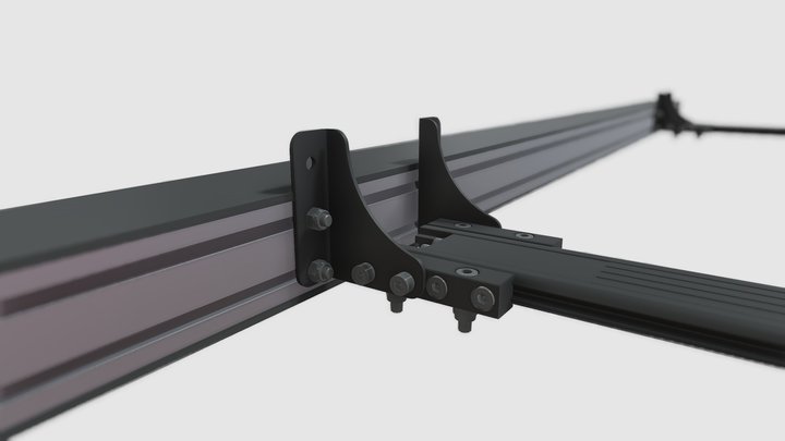 JB Classic Awning Bracket for QR 3D Model