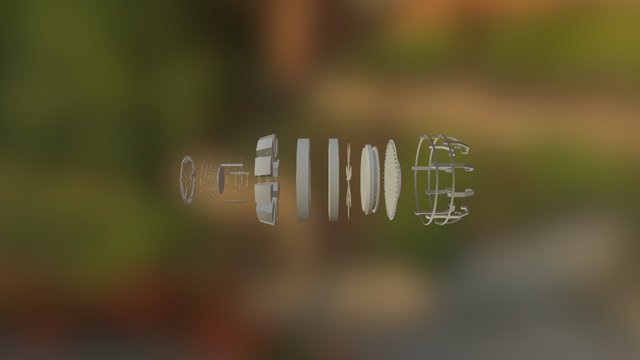 Arc Reactor Explode 3D Model