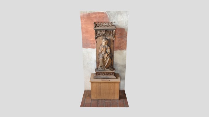 Crucifix in Turku Castle 3D Model