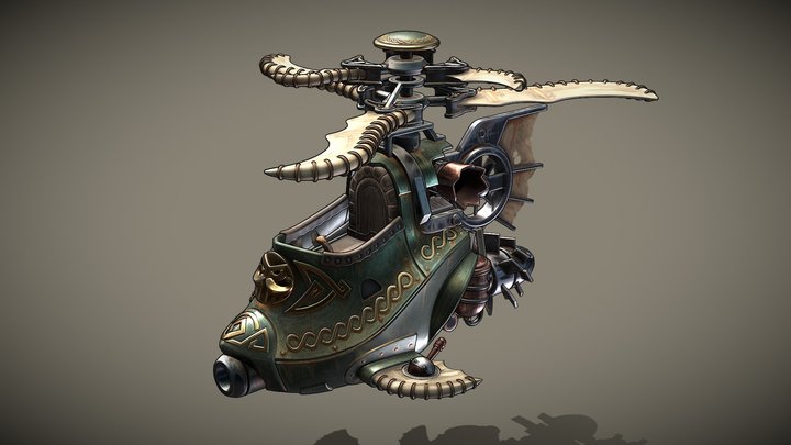 Warhammer Fan Art - Gyrocopter 3D Model