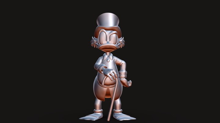 Scrooge McDuck 3D Model