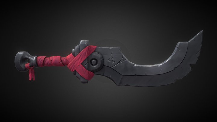 Stylized Sword 3D Model