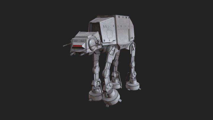 ATAT Imperial Walker - Star Wars 3D Model