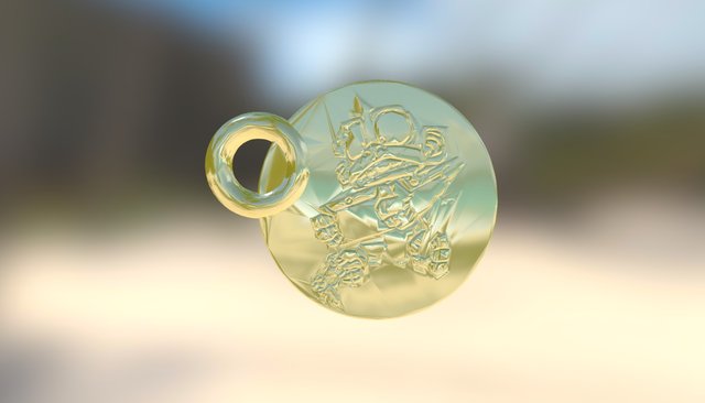 Tecnoscimmiati keychain 2 3D Model