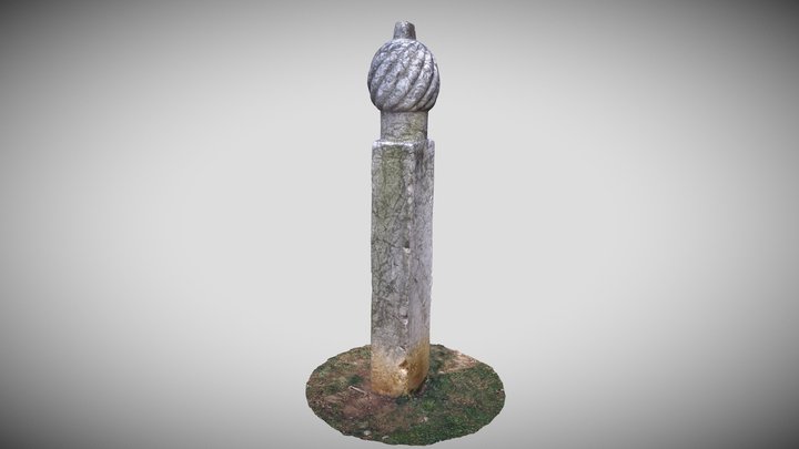 Old tombstone No:2 3D Model
