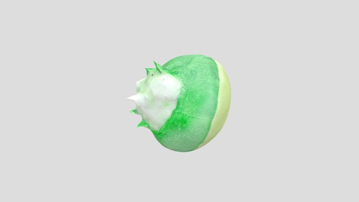 popped Avocado soft toy 3D Model