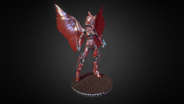 (PBR) Project SINA 3D Game Model - Robotic Armor 3D Model