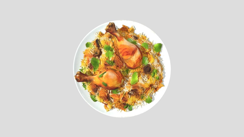 Saffron Chicken Biryani