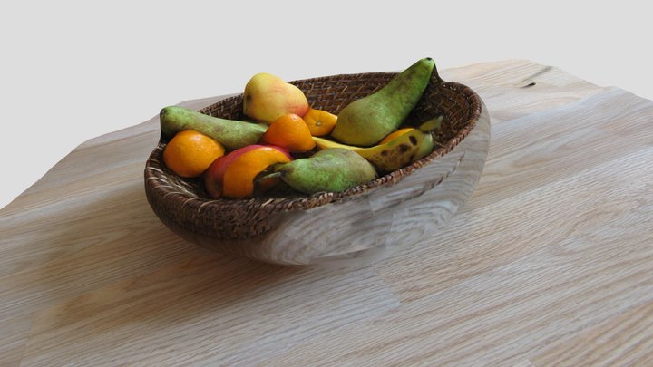 Fruit Bowl Indoors 3D Model