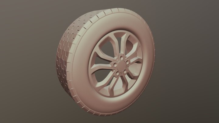 Wheel Attempt 01 06 3D Model