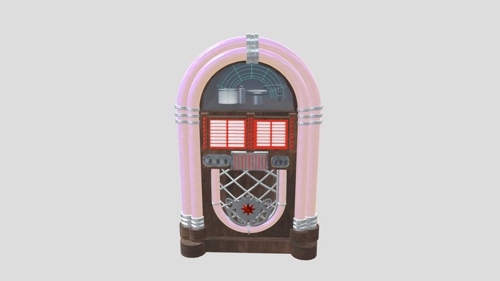 Jukebox Vintage 3D Model