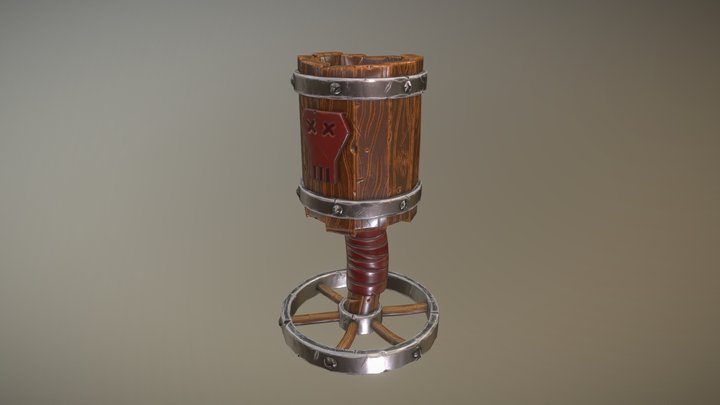 Viking cuppy cup 3D Model