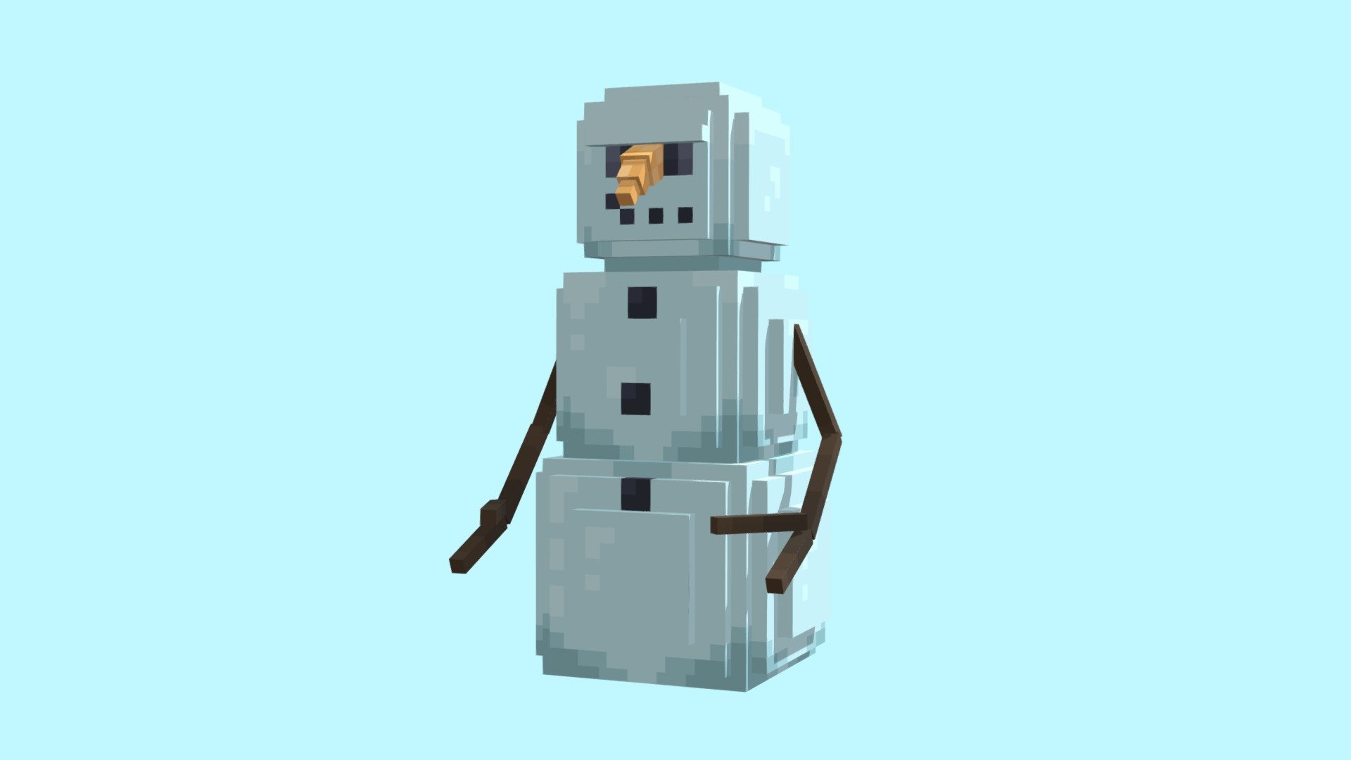 Snowman - Download Free 3D model by Tobya [80bf396] - Sketchfab
