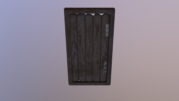 Door -  High poly- Textured 3D Model