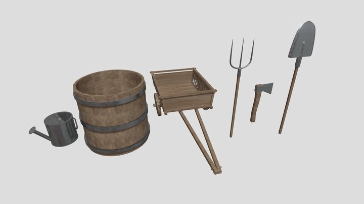 props for farm 3D Model