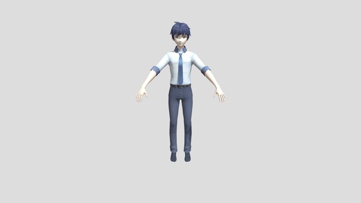 Miside Player 3D Model