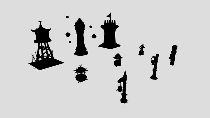 [XYZ School] Homework - Silhouettes 3D Model