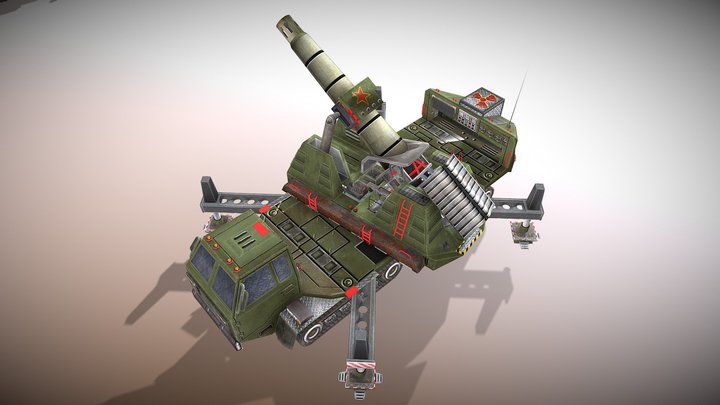 CHI Nuke Cannon 3D Model