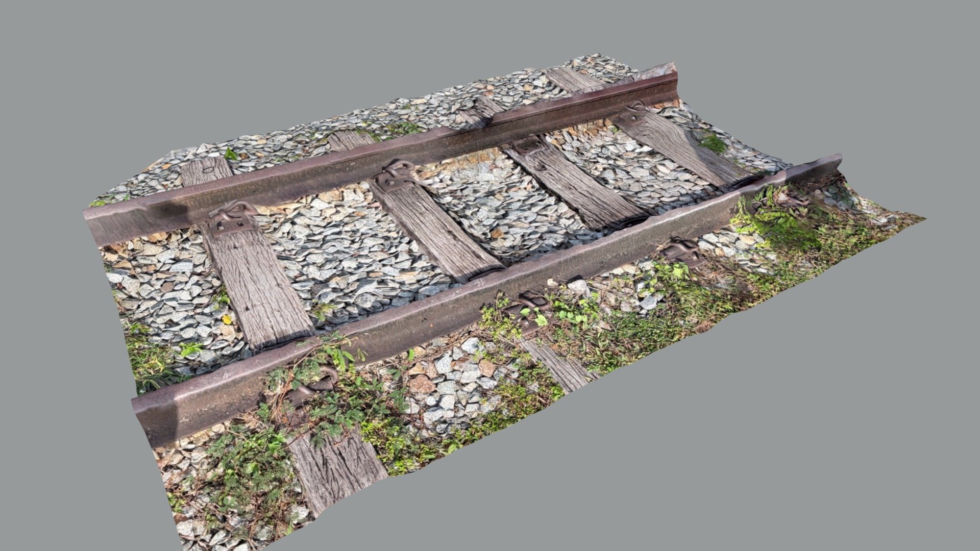 Train track Download Free 3D model by Oscar (0scartong) [80c305c