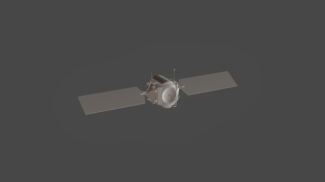 Satellite (Stylised) 3D Model
