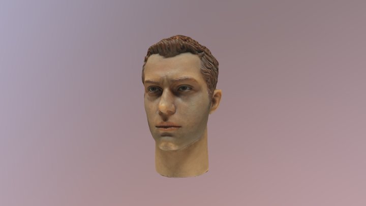 Hot Toys Airman Head Sculpt 3D Model