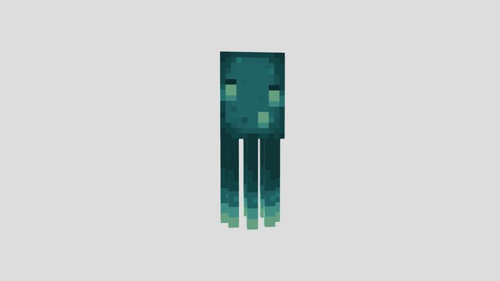 Glow Squid 3D Model