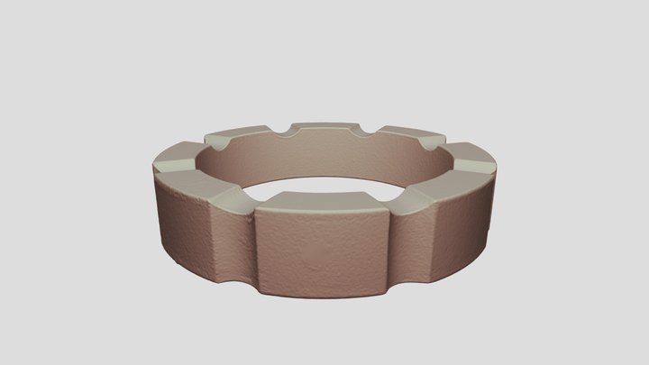 Пример сканирования узла буровой установки 3 3D Model