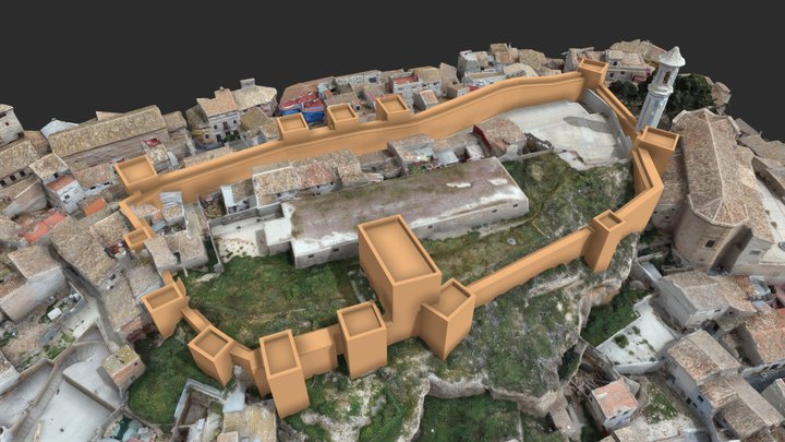 Reconstrucción del Castillo de Hellín (Albacete) 3D Model