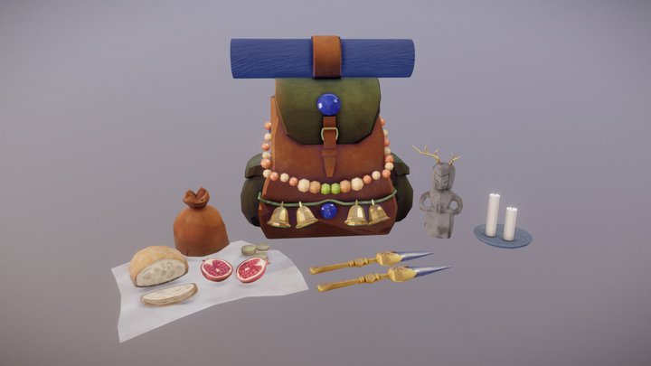 Traveling Exorcist's Kit #AdventureKitChallenge 3D Model