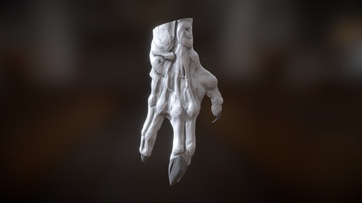 Hand Kitava 3D Model