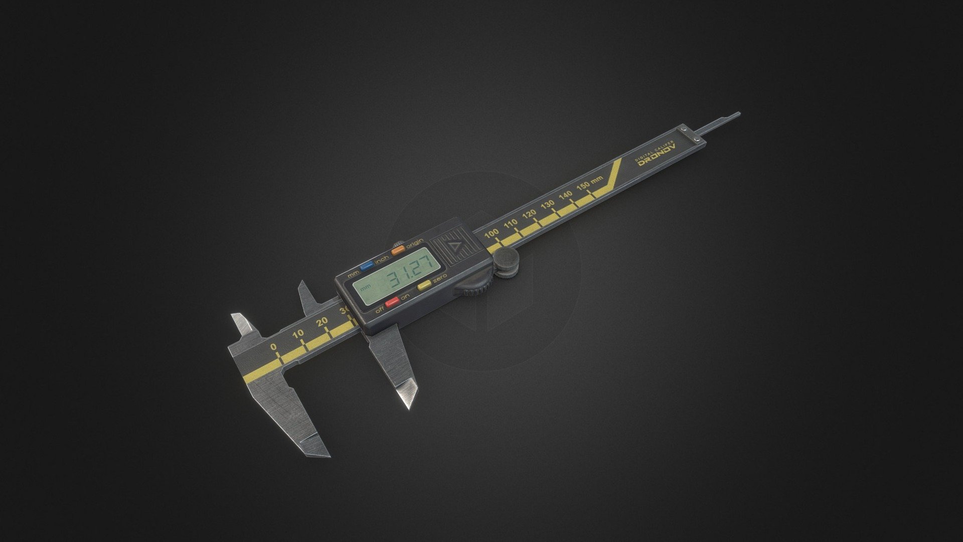 Digital Calipers 3D model by Mike Dronov (faustgt) [80c50d4] Sketchfab