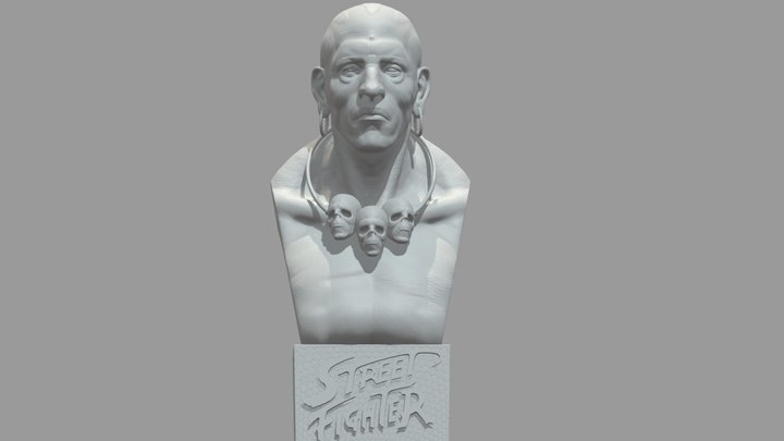 Street Figther Dhalsim Free PrintableSTL B.Brito 3D Model