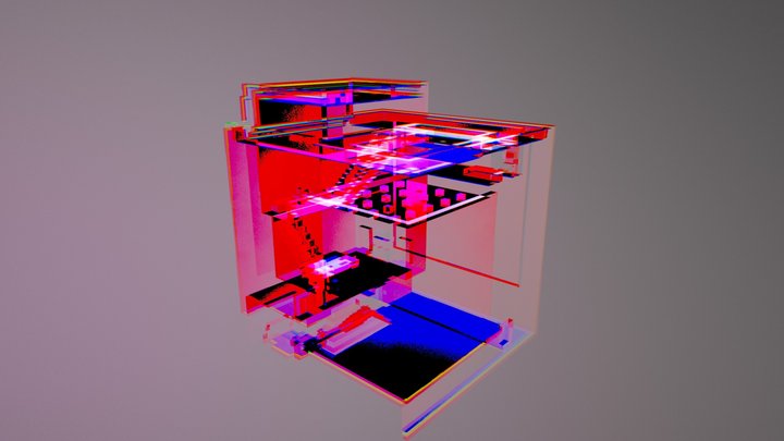 Glass House 3D Model