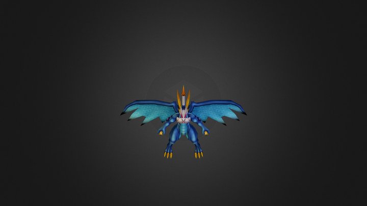 Digimon Masters - Wingdramon 3D Model