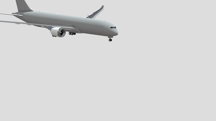 boeing-787-9-singapore-airlines 3D Model