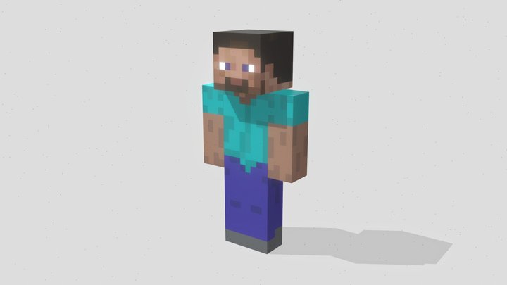 minecraft steve 3D Model
