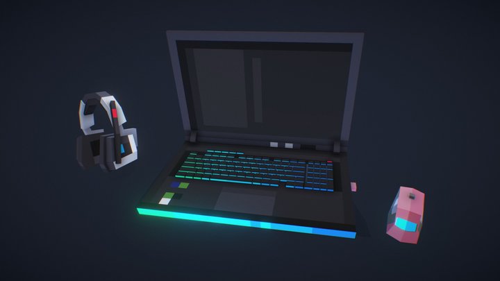 Laptop 3D Model