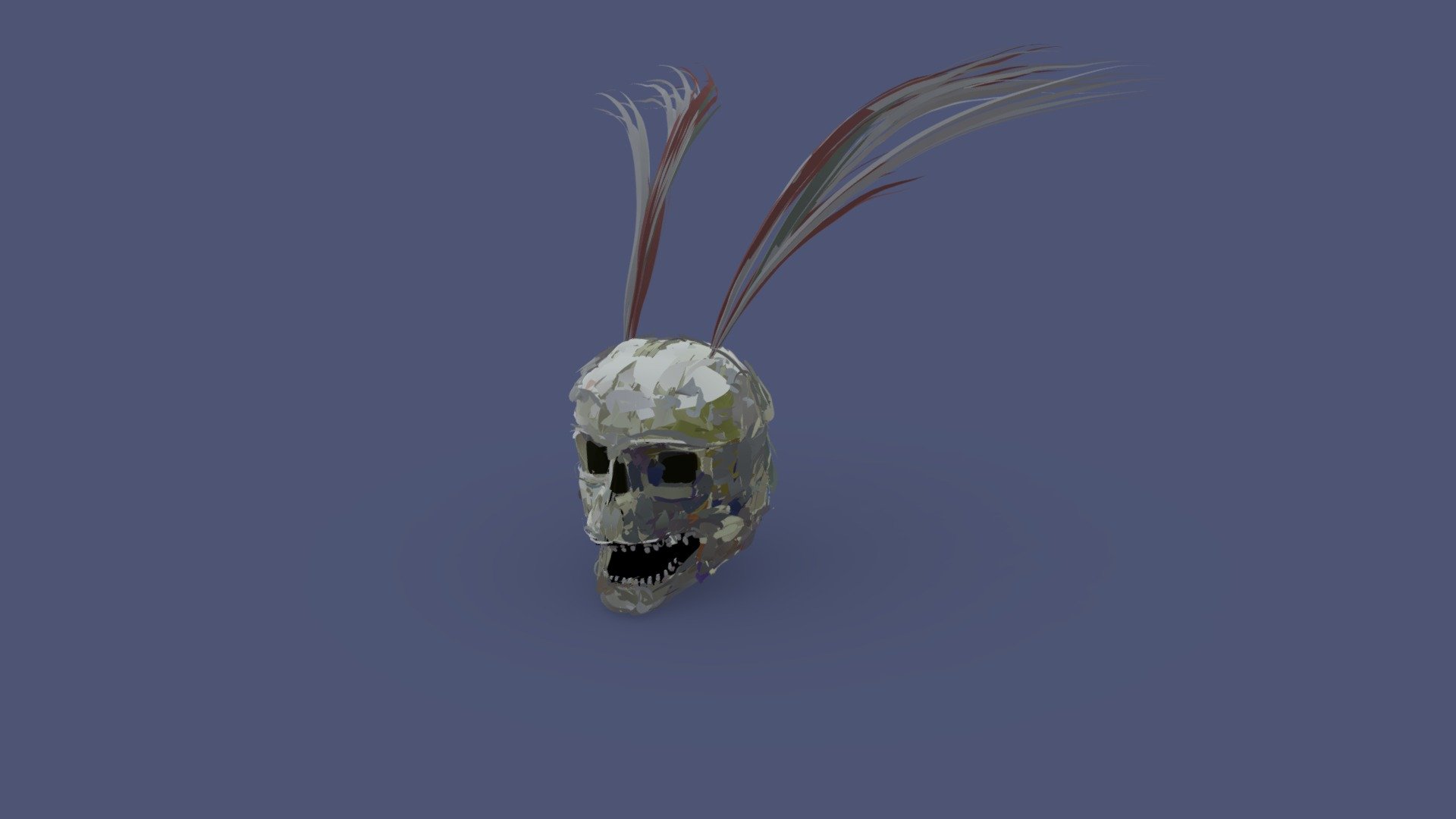 Skull painting