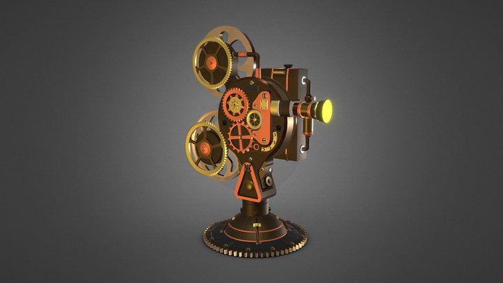 [XYZ] HW: detailing. Projector 3D Model