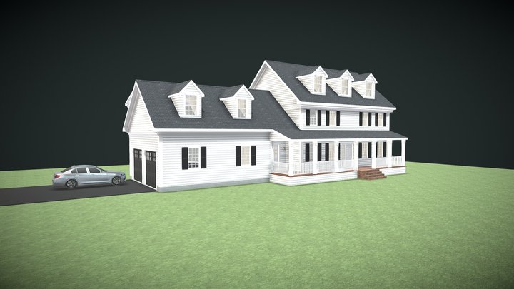 Conceptual Home Model 3D Model