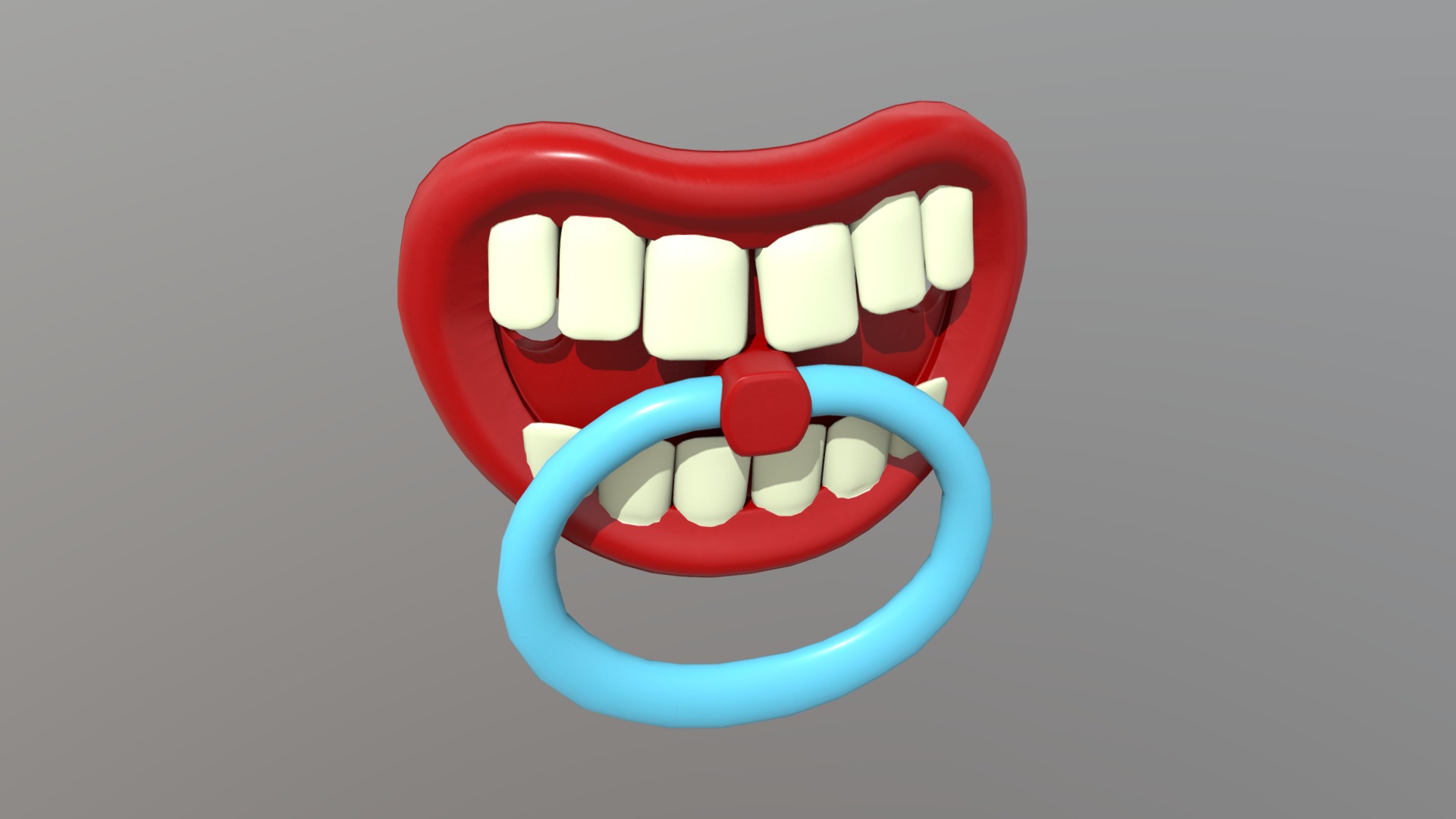 3D model Pacifier 2 - This is a 3D model of the Pacifier 2. The 3D model is about icon.