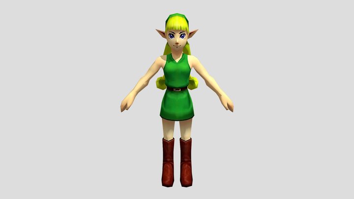 Fado - Ocarina of Time 3D (Adult form) 3D Model
