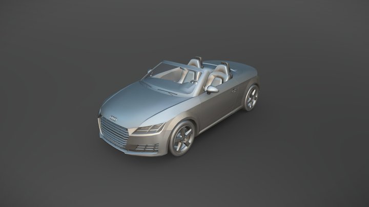 2015 Audi TT Convertible 3D Model