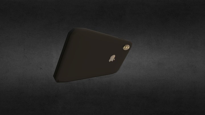 iPhone X Low-Poly 3D Model